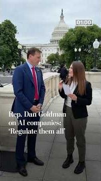 Rep. Dan Goldman on AI companies: 'Regulate them all'