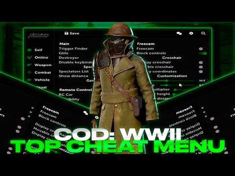 **Greated** Call of Duty: WWII - Cheat Menu | Divine Cheat For Cod:WWII | Aim, Esp & Many | FREE