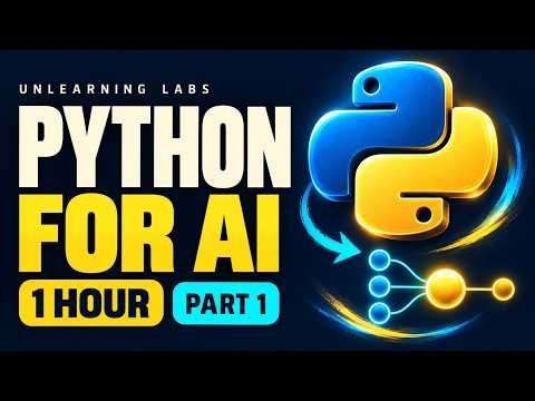 Give me 60 minutes and I'll teach you python for AI