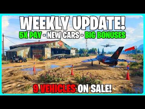 GTA ONLINE WEEKLY UPDATE! NEW CARS & MORE!