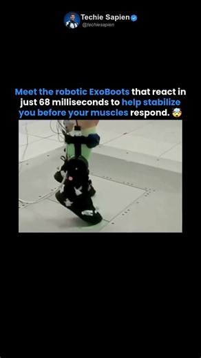 These Robotic ExoBoots React in 68 Milliseconds to Improve Human Balance 🤯