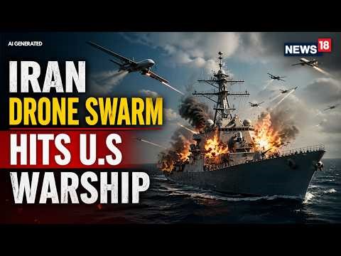 Drone Swarm Threat In Gulf: US Warship On Edge Amid Iran Tensions | Iran War | Hormuz Crisis | N18G