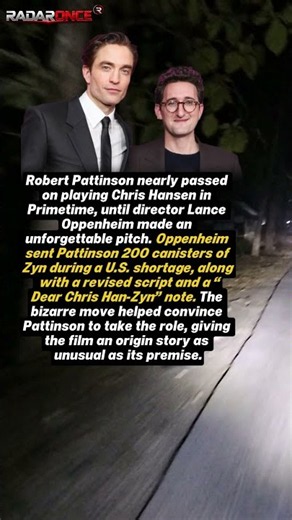 Robert Pattinson Was Convinced to Star in ‘Primetime’ With 200 Zyn Canisters #Short