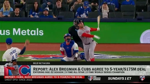 "The bottom line is they needed the bat to replace [Kyle] Tucker..." Jesse Rogers highlights how Alex Bregman fits into the Cubs lineup and the leadership he'll bring to Chicago. | MLB Network