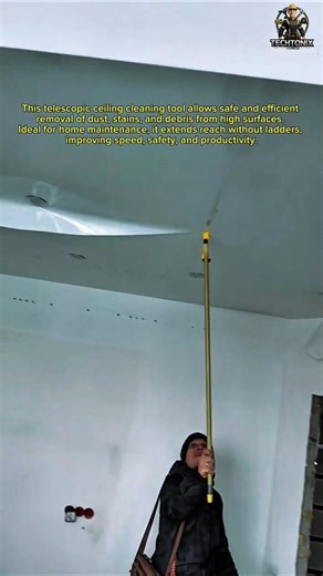 Amazing Ceiling Cleaning Tool That Saves Hours! Genius Home Maintenance Hack