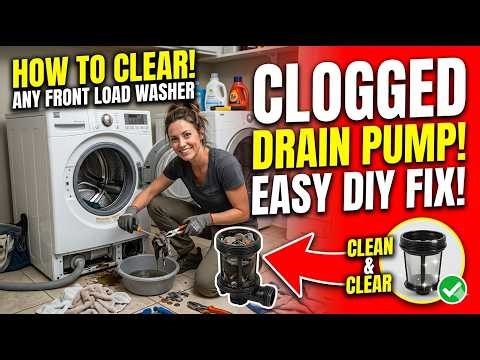 How to Fix a Front Load Washer Not Draining Clean Your Drain Pump Filter