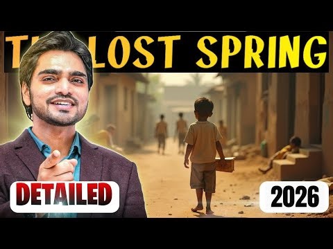 The Lost Spring Dear sir Full Chapter Explained | Class 12 English | Summary | Score Full Marks 💯