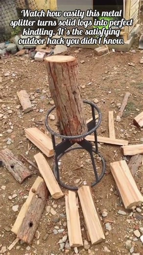 Fastest Way To Split Wood Without An Axe