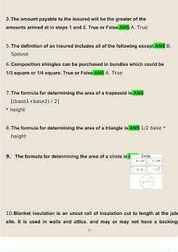 State Farm Fire Independent Policy Exam 20252026 Questions and AnswersVerified Answers3109