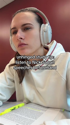 Study by Nick Saban: Unhinged Study Tip — Listen to His Speeches