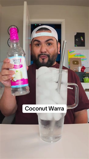 Coconut Wata! 🥥 💦 #water #watertok #flavoredwater #wateroftheday #recipe