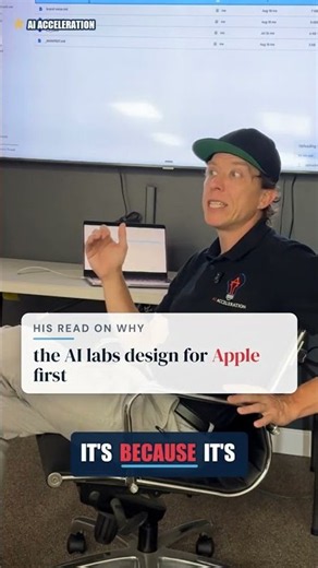 Why AI Labs Build For Apple First