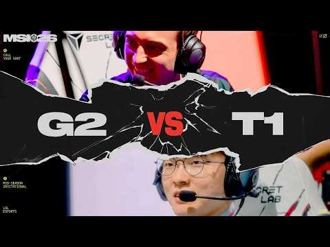G2 vs T1 | MSI 2026 | Bracket Stage | Game 04 | G2 Esports vs T1