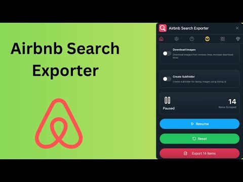 How to bulk export Airbnb search results to CSV in one-click?