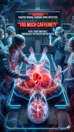 RWhat Happens If You Consume Too Much Caffeine? 😳⚠️ #anatomy