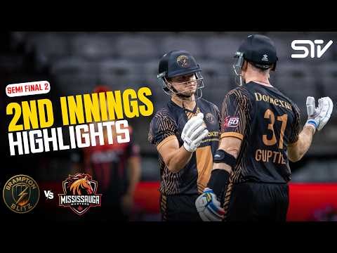 2nd Innings Highlights | Mississauga Masters vs Brampton Blitz | SF 2 | Canada Super 60 | HA1J