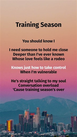 Dua Lipa - Training Season (Lyrics) | Training Season Is Over | Viral TikTok Song #dualipa #shorts