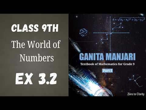 CLASS 9 Exercise 3.2 II The world of numbers
