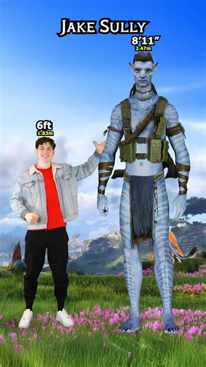 AVATAR: Characters Real Life Height’s #avatar #avatarfireandash #fireandash #avatar3 #jamescameron