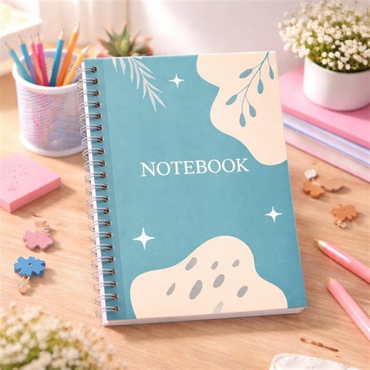 Minimalist Blue Notebook Cover | Printable Journal PDF (digital Download) - Etsy