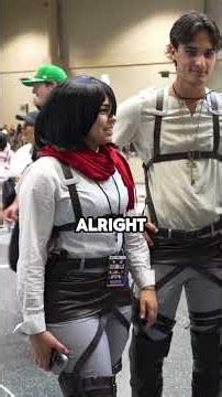 Is Attack On Titan the best anime? 👀✨ #anime #attackontitan #animeconvention #aot