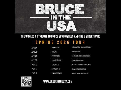 Bruce In The USA Spring Tour Dates