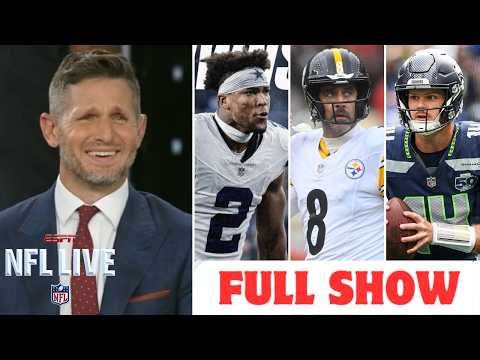 FULL NFL LIVE| Cowboys to SB with new defense lineup, Rodgers to Cards, Seahawks win NFC West again?
