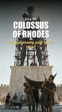 🏛️ 304 BC | Colossus of Rhodes: The Wonder Its Enemy Paid For