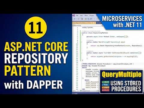 11. Get Multiple Result Using Stored Procedure with Dapper .NET | SQL Server - Dapper | Microservice