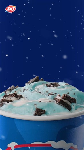 The NEW OREO® Snowdrift BLIZZARD Treat is snow-much fun—sweet, crunchy, and only here for a limited time! ❄️ | Dairy Queen