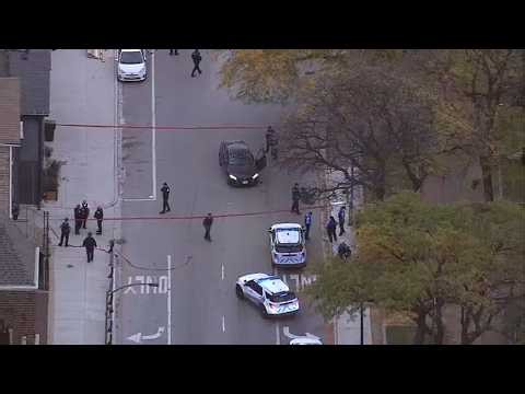Chopper 7 over police activity on SW Side
