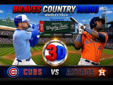 CHIC CUBS vs HOU ASTROS MLB 3D LIVE Stream | Classic Call Radio Baseball Play-by-Play Watch Party