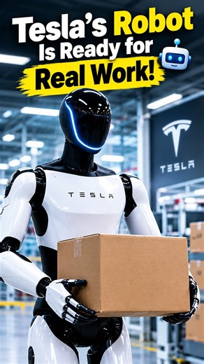 Tesla’s Robot Is Ready for Real Work! 🤖