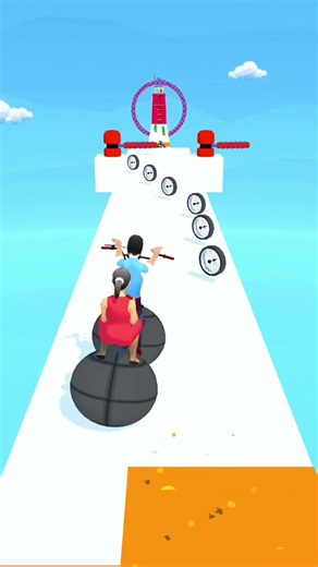 cute couple cycling race 2 #games #gaming#shorts