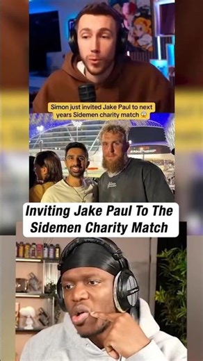 KSI on Jake Paul In Sidemen Charity Match