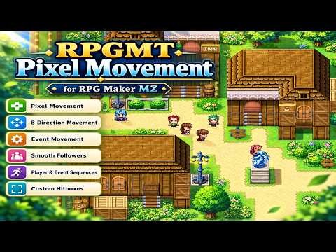 RPGMT Pixel Movement Plugin for RPG Maker MZ