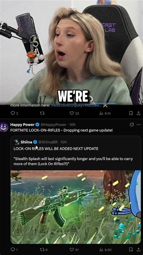 Fortnite Is Adding Aimbot To The Game ‼️ #happyhappygal #fortnite #aim #gaming #newupdate | Happy Happy Gal