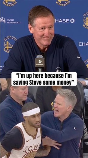 Terry Stotts did the postgame presser after Kerr's ejection 😂