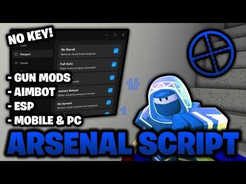 Roblox Arsenal Script – NO KEY | AIMBOT | ESP