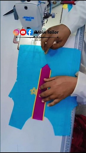 placket स्टिचिंग करने का सबसे आसानतरीका/sewing ट्रिक्स एंड ट्रिप#mointailor #fashion #viralshorts