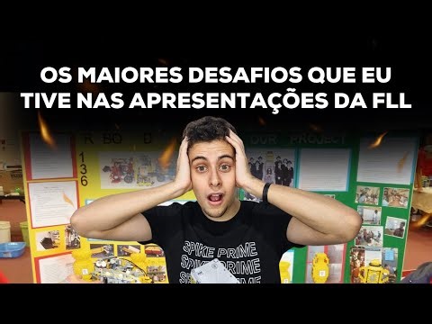 The biggest challenges I faced during my presentations at FLL - First LEGO League.