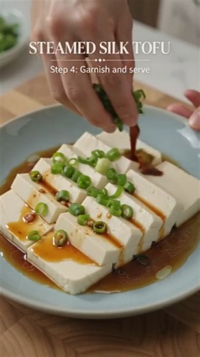 STEAMED SILK TOFU