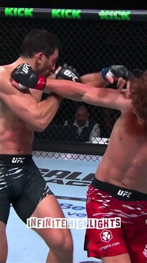 BRUTAL Double Bullet KO 😱🔥 Most Creative UFC Finish Ever?