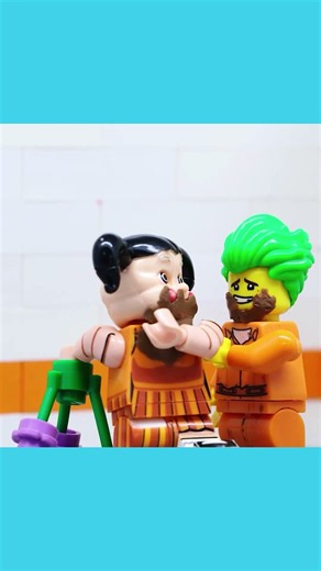 Dating with Red Light Green Light Doll // LEGO x Squid Game // REO Bricks Mini Story #shorts #lego