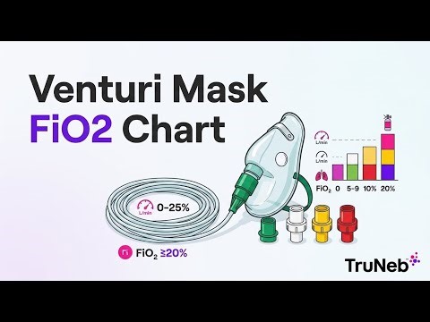 Venturi Mask Flow Rate Explained: FiO2, Color Codes, and Oxygen Percentages