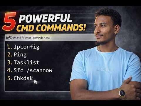 5 Powerful CMD Commands Every Windows User Should Know (Command Prompt Tutorial)