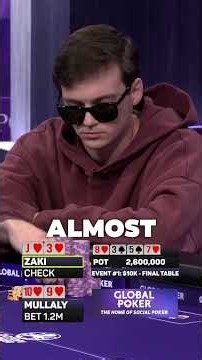 CRAZY ENDING TO POKER TOURNAMENT!