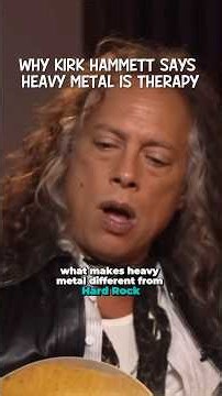 Metallica's Kirk Hammett on Why Heavy Metal is Pure Therapy 🤘🔥