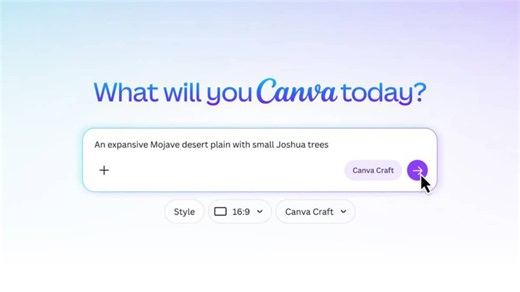 Canva craft image generator now available globally with support for 55 languages, 30 aspect ratios