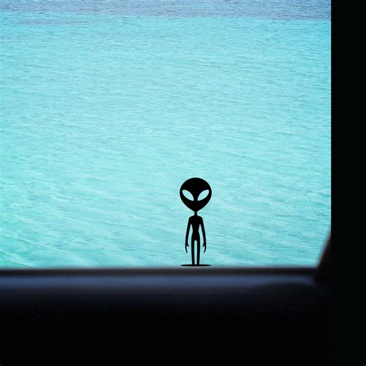 Tiny Alien Vinyl Decal | Hidden Alien Car Sticker | Mini ALIEN Vinyl Sticker - Little Easter Egg Van Truck Decal - Etsy
